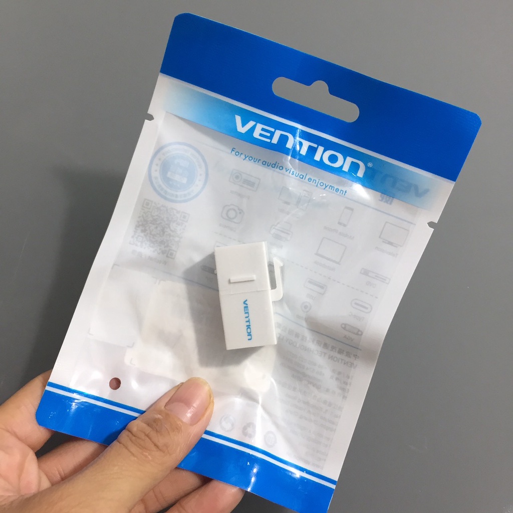 Đầu nối dài cáp mạng Cat5e Vention VDD-B07-W