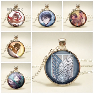 Dây Chuyền Mặt Kính Hình Attack on Titan Độc Đáo