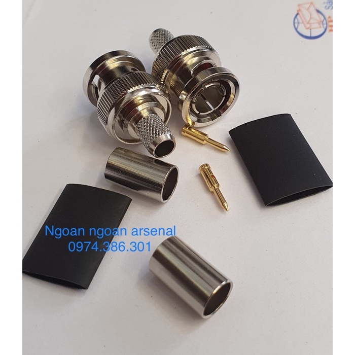 Jack Bnc camera chuẩn SDI hàng cao cấp kim đồng mạ vàng 24k. Báo giá 1 cái