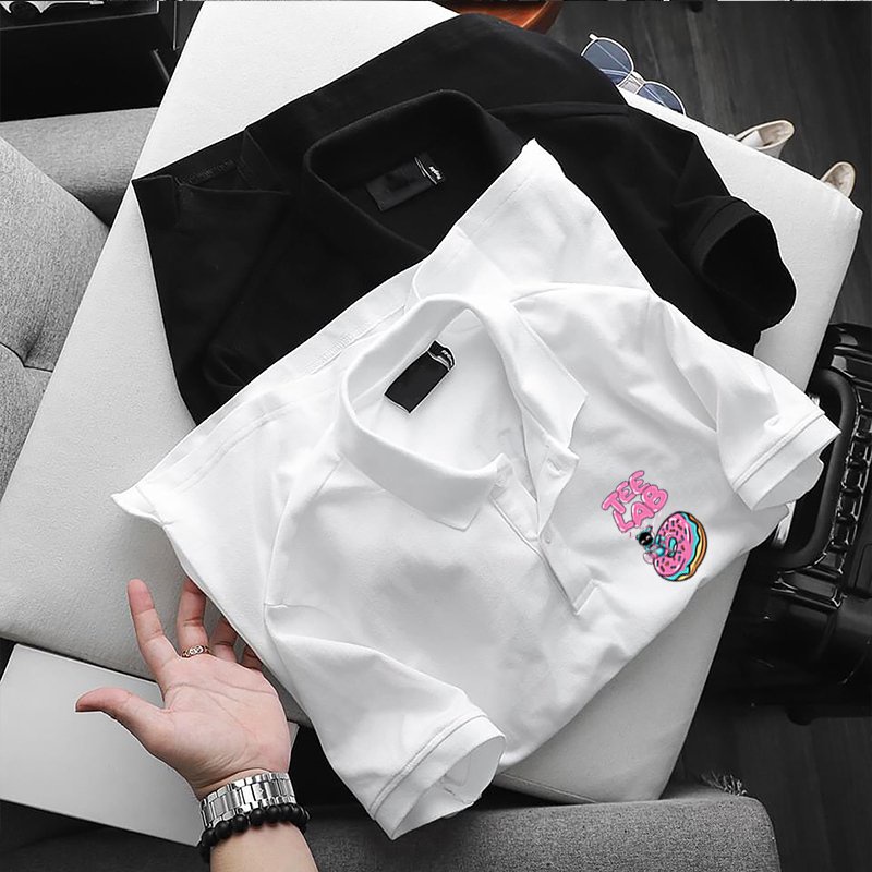 Áo Polo TEELAB, Full Size Nam Nữ, áo thun có cổ trắng, đen, cổ trụ Unisex chất Thun Cá Sấu Poly Thái KKimshop