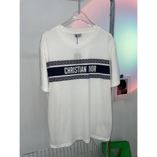 Mẫu áo phông Dior cổ áo phối màu