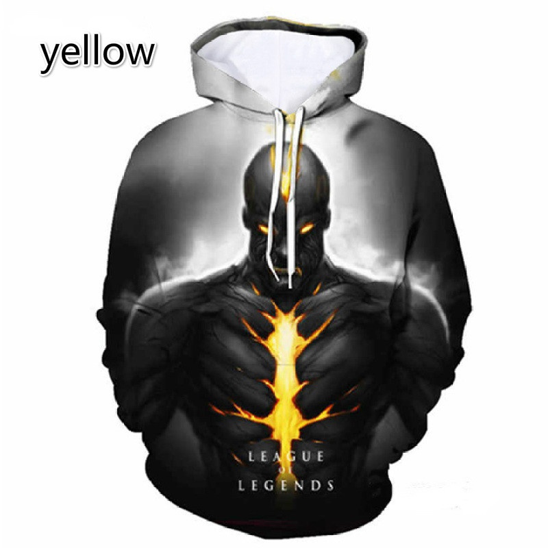 Áo Hoodie In Họa Tiết League Of Legends 3d Cá Tính Cho Nam