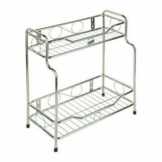 [Now ship hỏa tốc 1H] Kệ Gia Vị inox, Kệ nhà bếp lệch 2 Tầng inox cao cấp, kệ inox 2 tầng