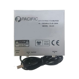 (BH 3 Tháng) Khuếch đại truyền hình cáp PACIFIC DA-20 - Hàng chính hãng