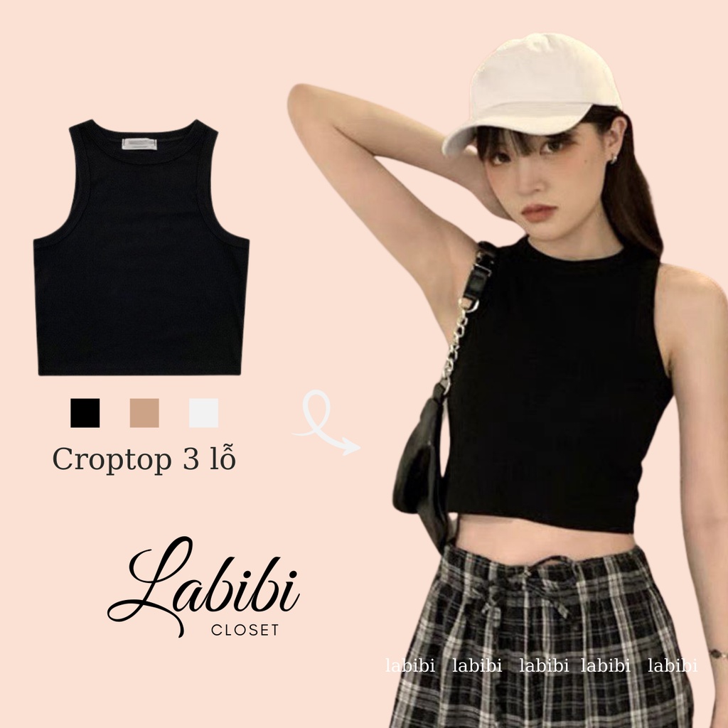 Áo Croptop Ba Lỗ Ngược - Áo Croptop Nhiều Màu | BigBuy360 - bigbuy360.vn