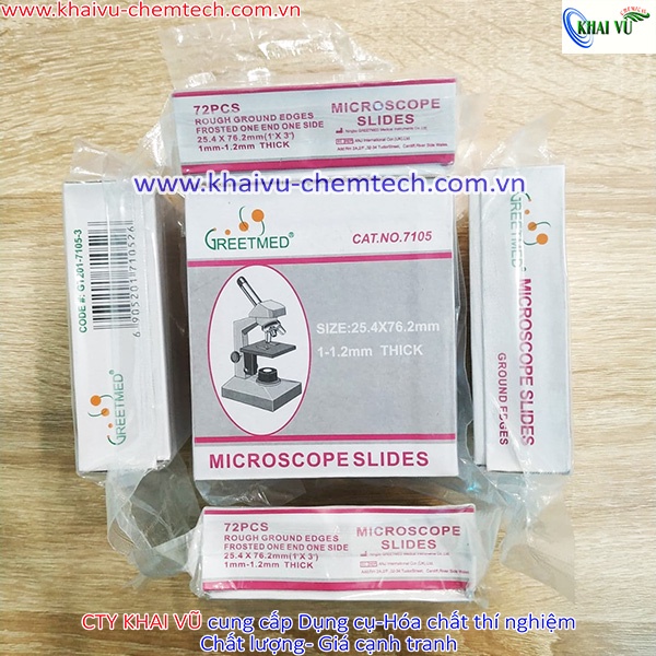 Hộp Lam kính (phiến kính) hiển vi 7102 / 7105 Greetmed