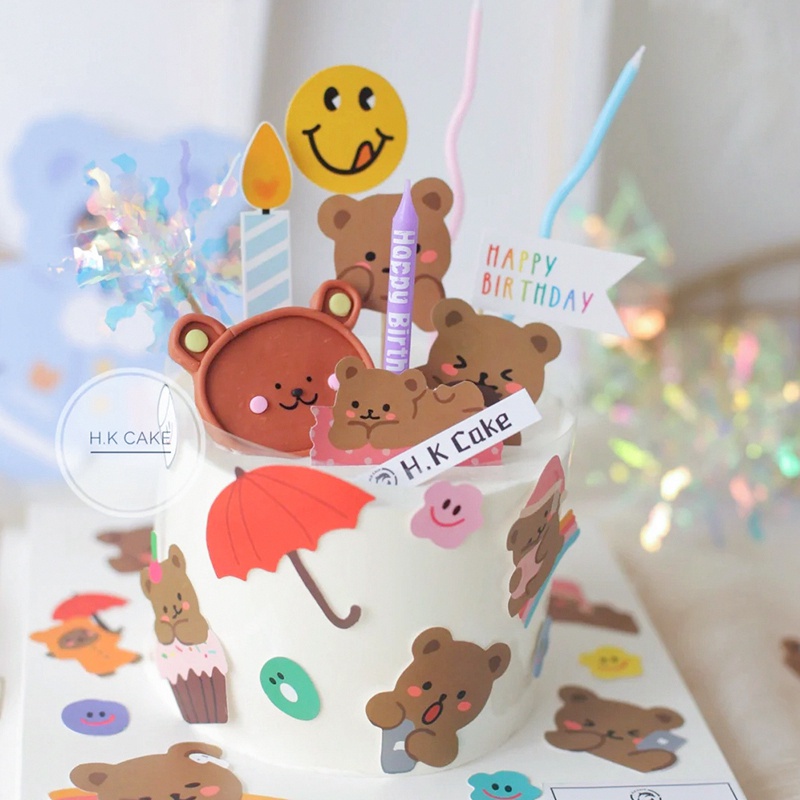 7/16 Pcs Que Cắm Trang Trí Bánh Sinh Nhật