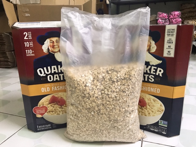 Túi 2kg26g yến mạch QUAKER OATS Old fashioned (Date 3/2023) NHẬP KHẨU USA