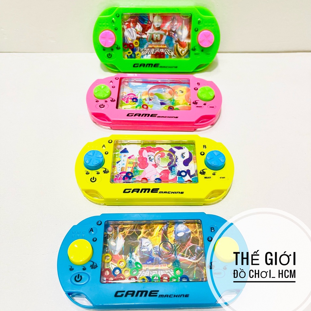 [VUI NHỘN] Đồ chơi trẻ em máy chơi game bắn vòng nước dành cho bé thích chơi bấm nước xếp vòng luyện kỹ năng nhanh tay