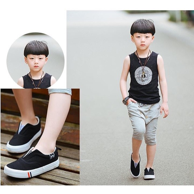 SLIP ON KIỂU SỌC