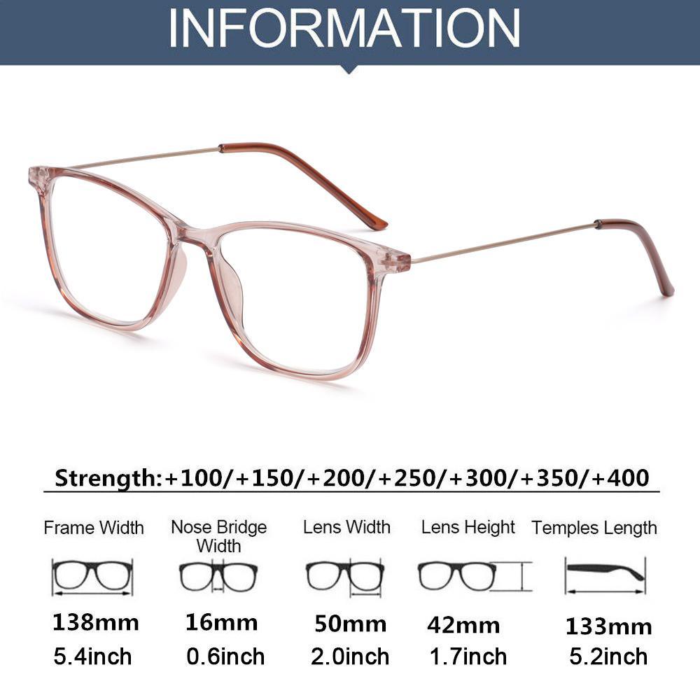 EUCA Kính Đọc Sách Gọng Siêu Nhẹ Phong Cách Vintage Thanh Lịch Thời Trang