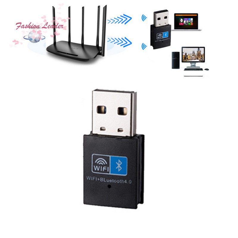 Usb Chuyển Đổi Không Dây Kết Nối Wifi Bluetooth 4.0 2 Trong 1 150mbp Cho Máy Tính | BigBuy360 - bigbuy360.vn