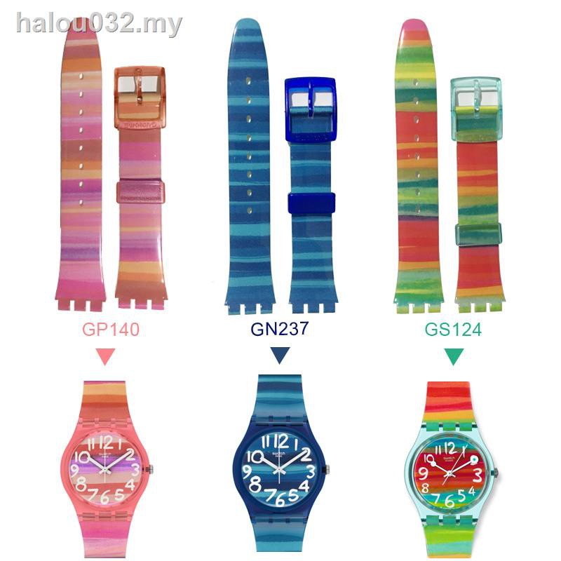 Swatch Dây Đồng Hồ Đeo Tay Silicon Gb274 / 743 / Gw164 / Gn720 / 237 / Gs124 / 145