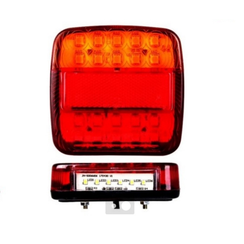 1 / 2 Đèn Hậu 20 Bóng LED 12V Chống Thấm Nước Dành Cho Xe Hơi / Xe Tải