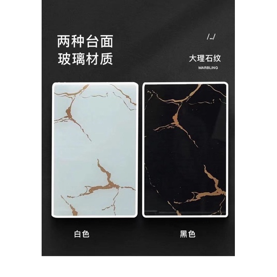Kệ khung sắt vàng 1 - 2 tầng đĩa sứ vân đá sang trọng đựng đồ đa năng trang trí phòng ngủ, nhà tắm