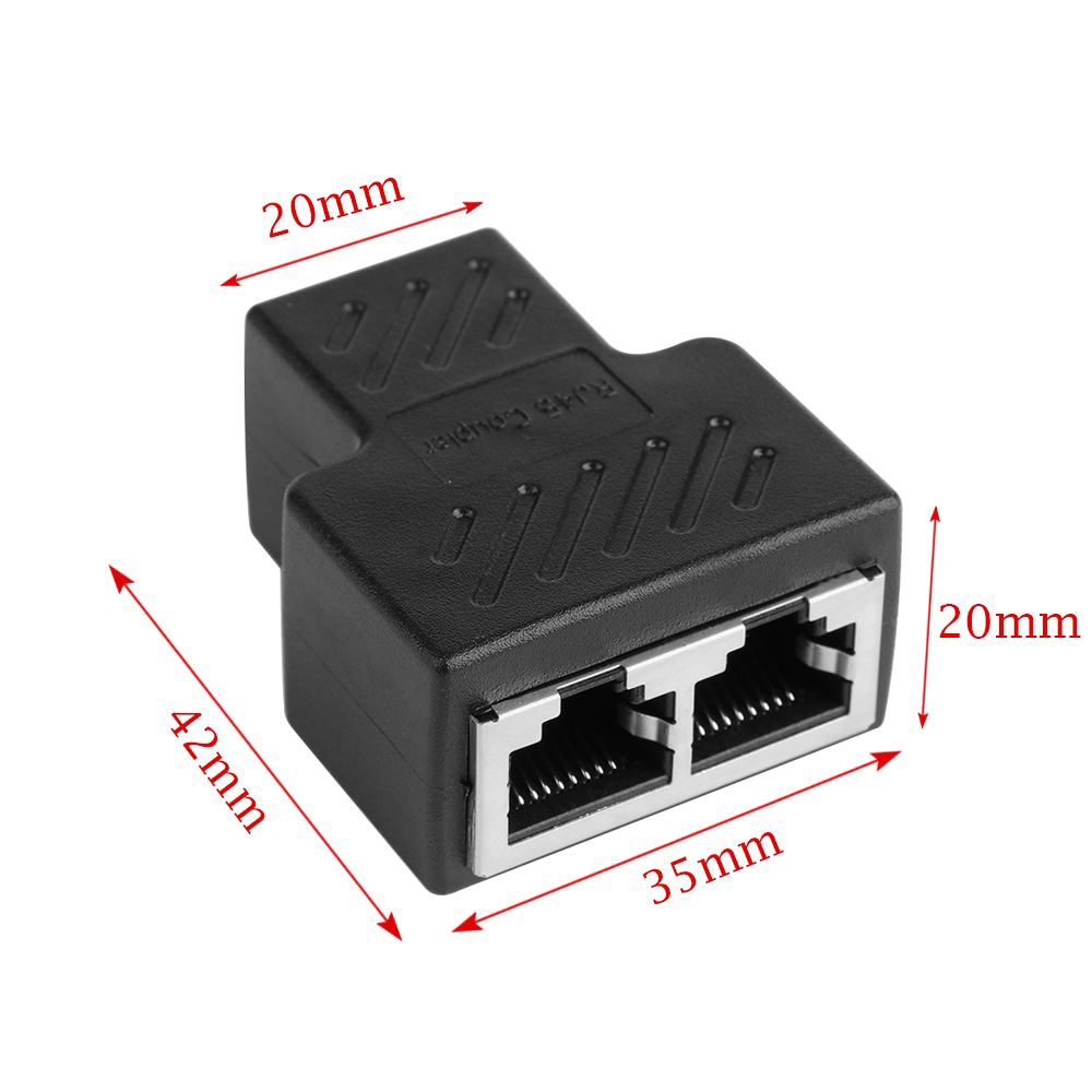 MAYSHOW Bộ kết nối Bộ điều hợp mạng 8P8C Bộ chia mạng RJ45