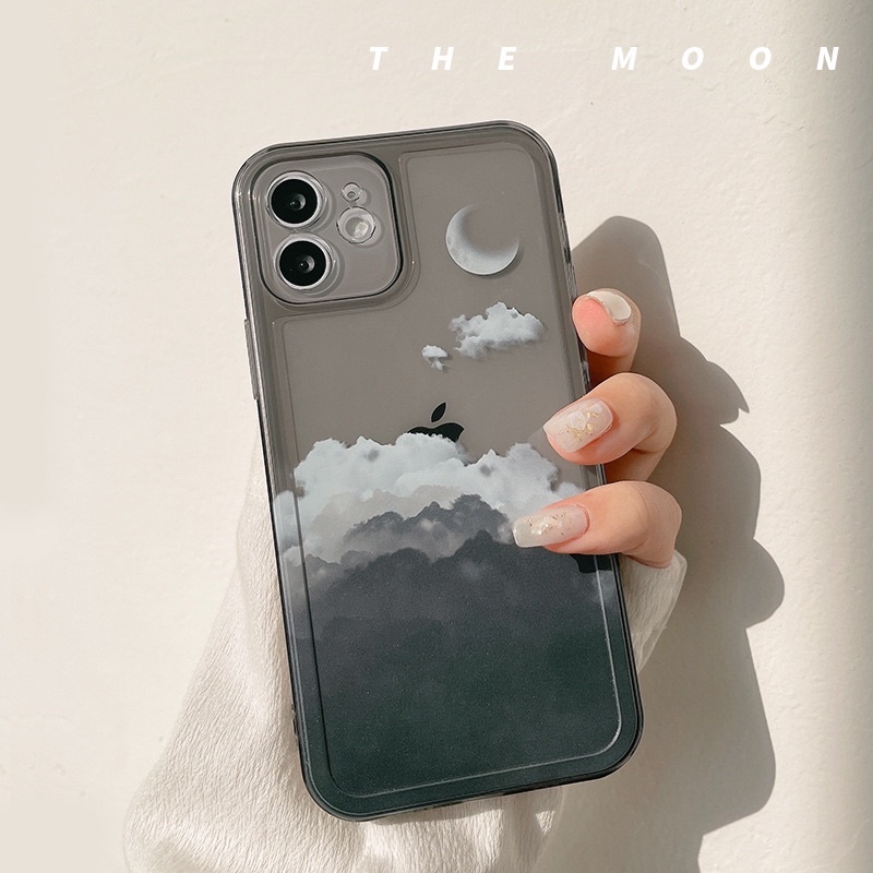 (SIÊU RẺ) Ốp iphone mây trăng xám 6/6plus/6s/6splus/7/7plus/8/8plus/x/xr/xs/11/12/13/pro/max/plus/promax