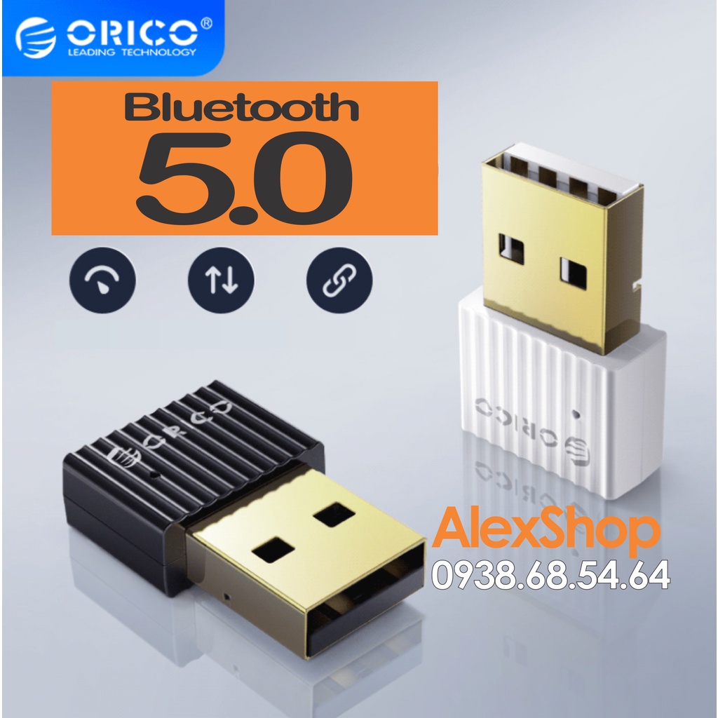 USB Bluetooth 5.0 Orico BTA 508 Nhỏ Gọn PC/ laptop Công Suất Cao Connect Nhiều Thiết Bị Không Kén Hệ Điều | BigBuy360 - bigbuy360.vn