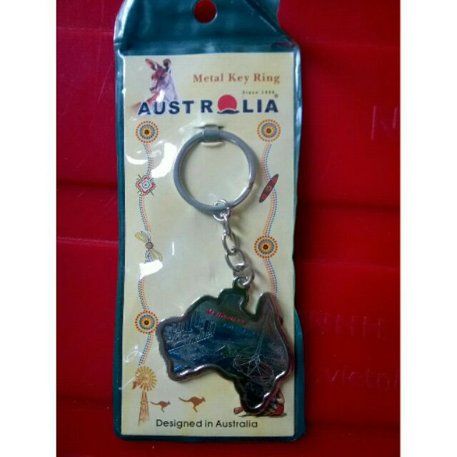 Móc khóa có hình ảnh của đất nước chuột túi-nước Úc