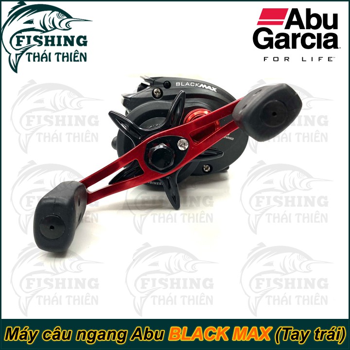 Máy Câu Ngang Abu Black Max 6.4:1 Tay Quay Trái Dùng Cho Cần Máy Ngang Câu Lure