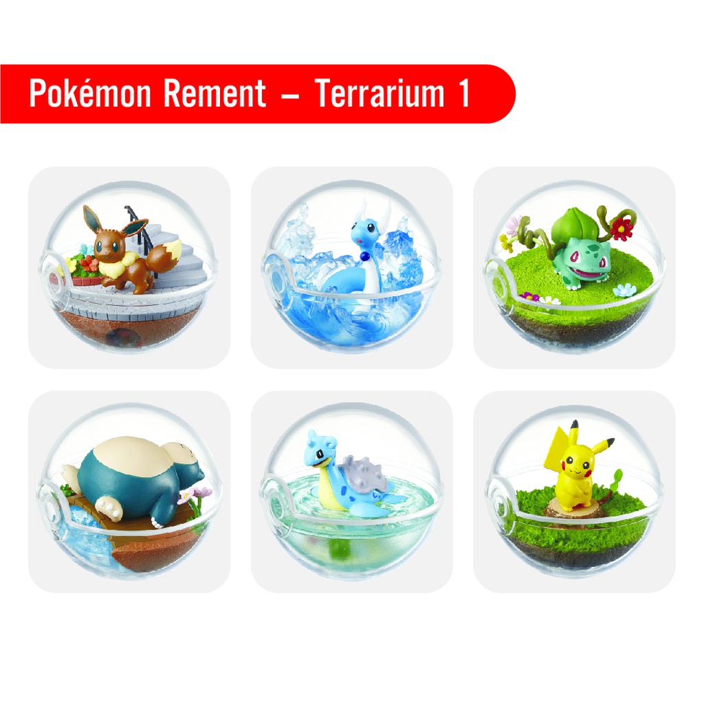 REMENT | POKEMON Terrarium 1 Fullbox | Đồ chơi mô hình