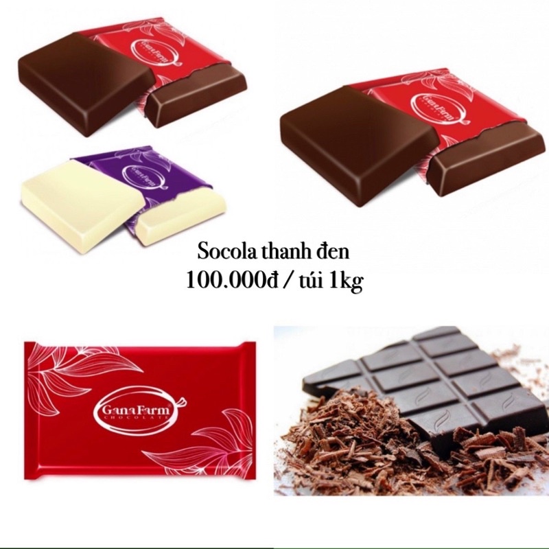socola thẻ trắng/ đen 1kg