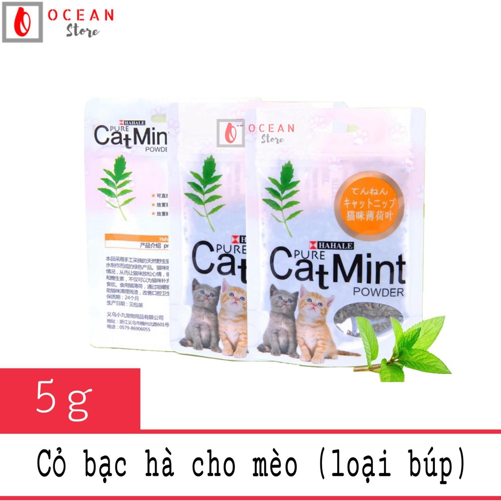 Cỏ bạc hà cho mèo hạt búp khô dạng túi - Catnit 02