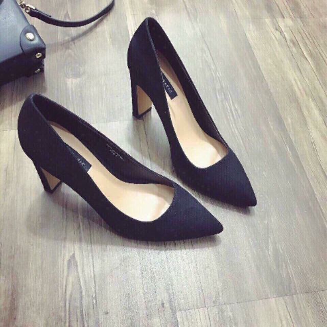 Zara 7p da lộn hàng xuất gót mảnh 7p