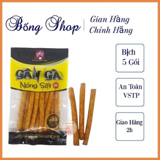 5 gói snack gân gà sốt nóng