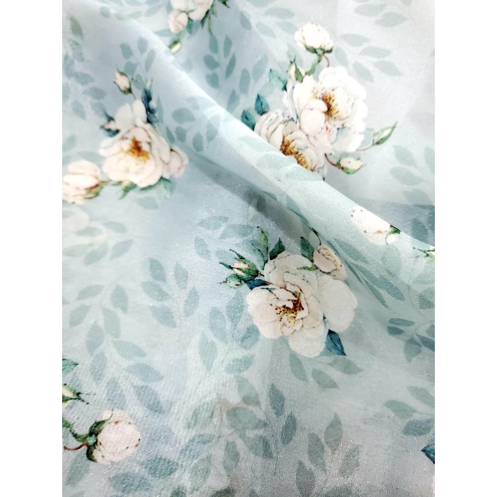 TIELA Đầm váy xanh bạc hà hoa hồng-Jena Dress | BigBuy360 - bigbuy360.vn