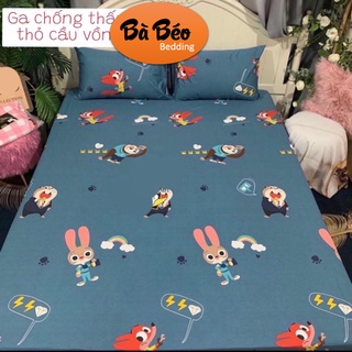 Ga chống thấm cotton hoạ tiết, ga chống thấm cotton cao cấp, ga chống thấm cotton kháng khuẩn không bí nóng, không sột s