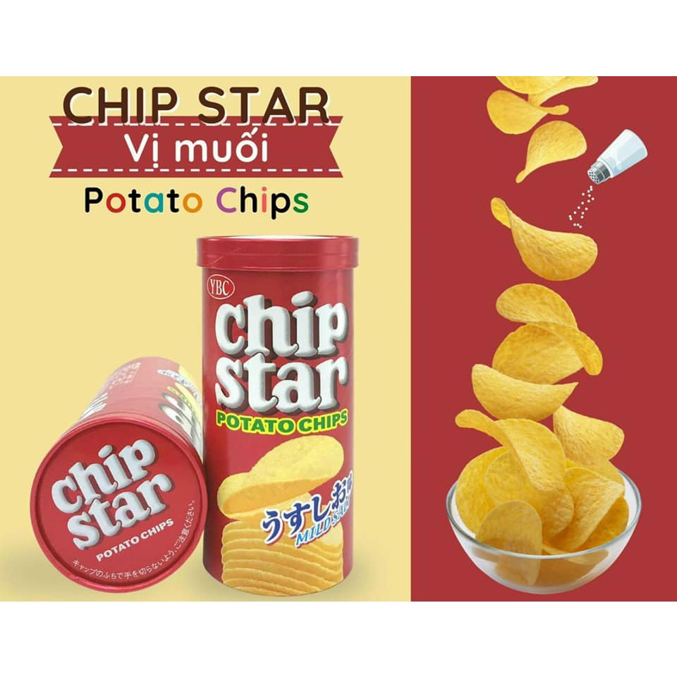 Khoai tây Chipstar nhiều vị 50g