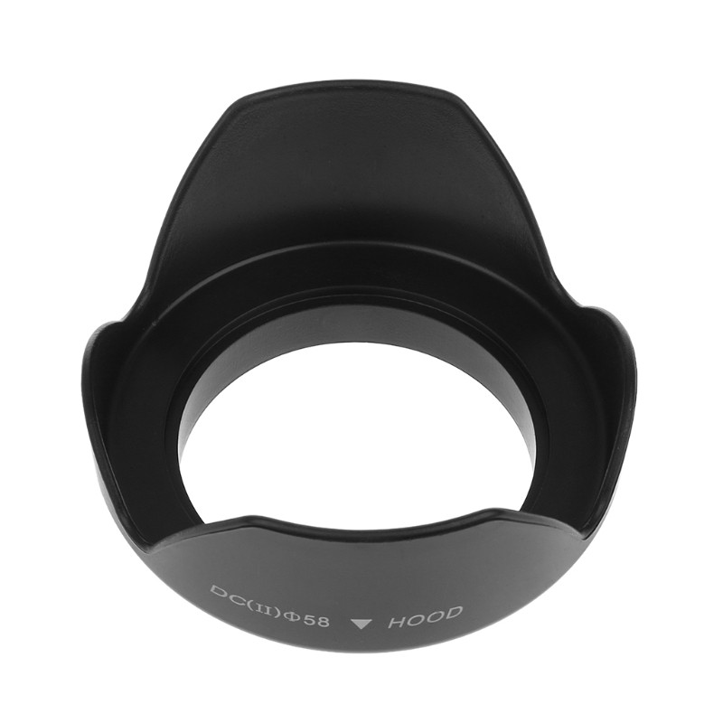 Loa Che Nắng 58mm Cho Ống Kính Máy Ảnh Nikon Canon Sony Dslr