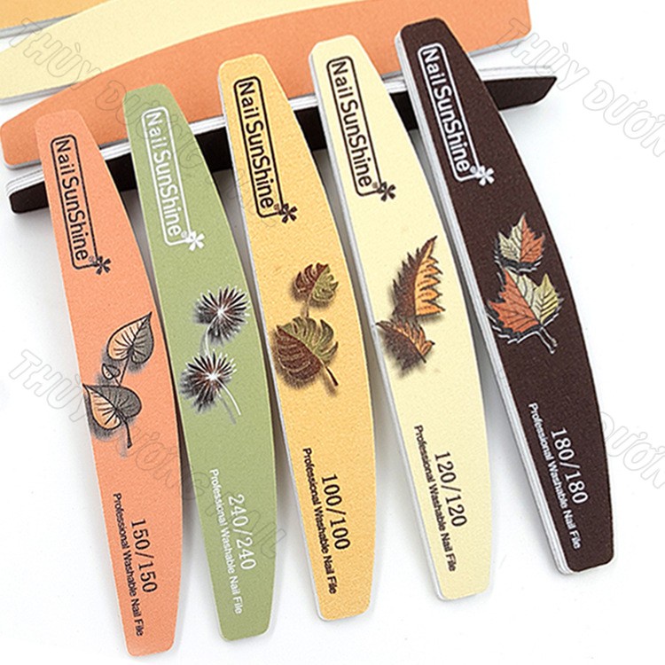 Dũa móng dạng thanh SunShine hình lược, 2 mặt nhám - 5 độ nhám lựa chọn