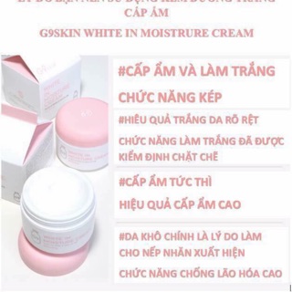 Kem cấp dưỡng da mặt G9
