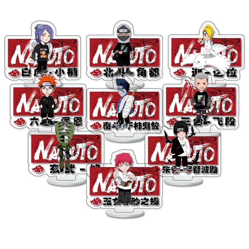 Set 9 Mô Hình Nhân Vật Naruto 6cm Chân Thật
