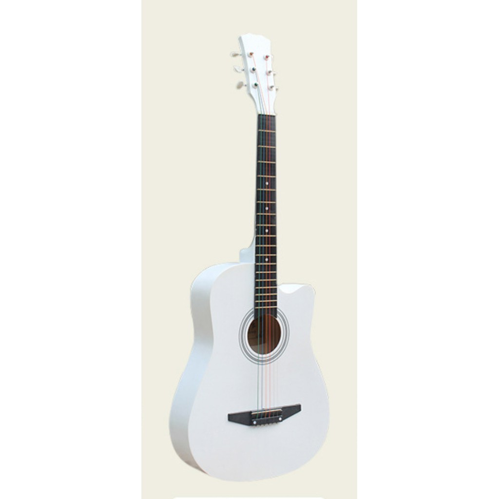 Đàn Guitar Gỗ Đen Nhám Dáng Khuyết Woim GU05