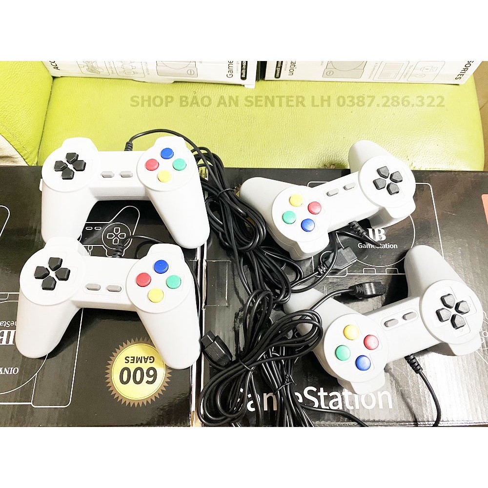 Bộ Tay Cầm Máy Chơi Game 4 Nút GameStation IB RS86 Tích Hợp 600 Games - Phiên bản AV