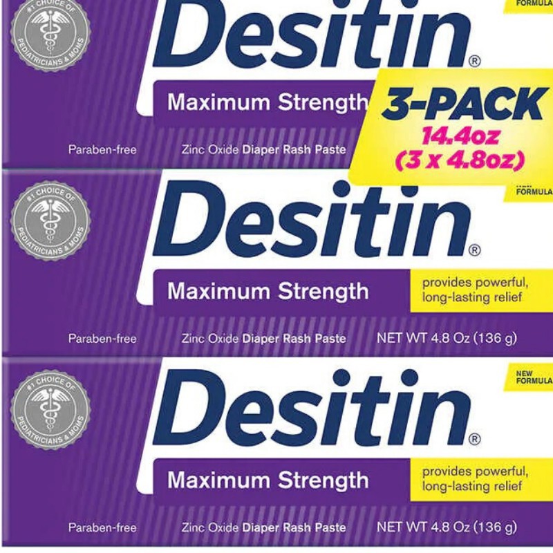 Kem Chống Hăm Tã 136gr -  Desitin Maximum Strength cho bé màu tím