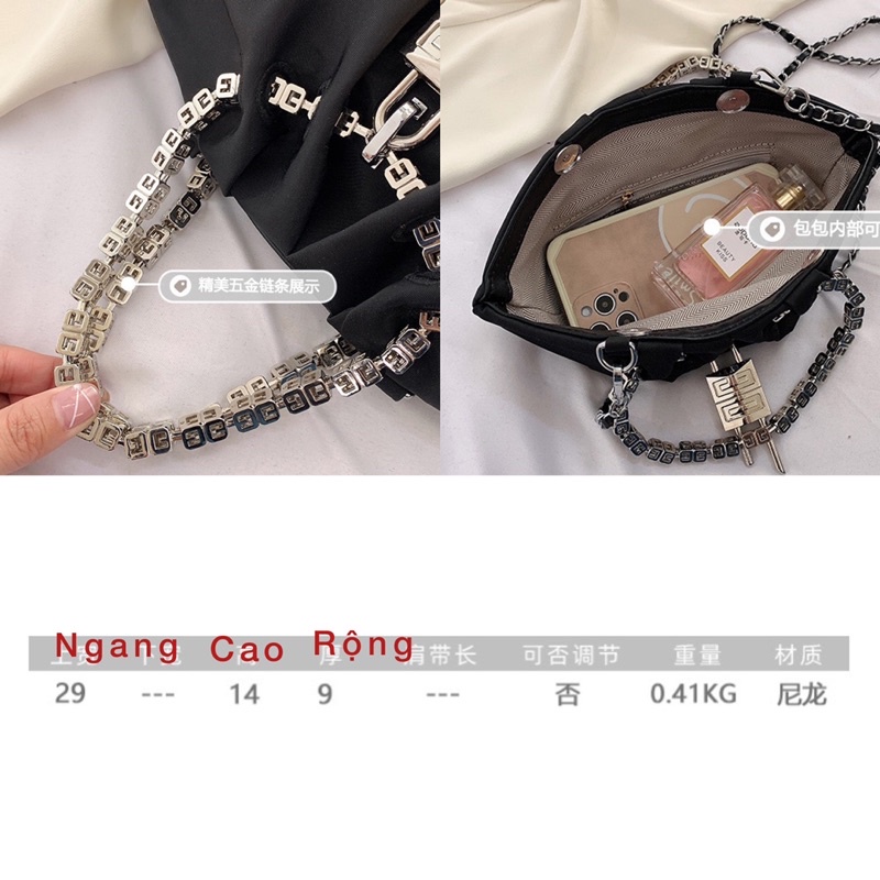 Túi xách đeo chéo bánh xếp ổ khoá mini siêu hot hàng cao cấp 2022