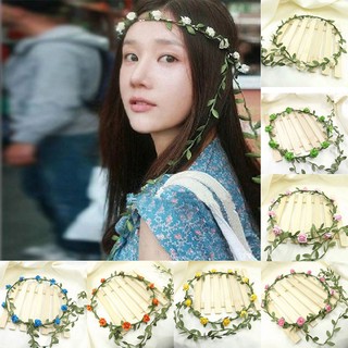 Vòng hoa đội đầu kiểu cách Boho cho phù dâu / lễ hội