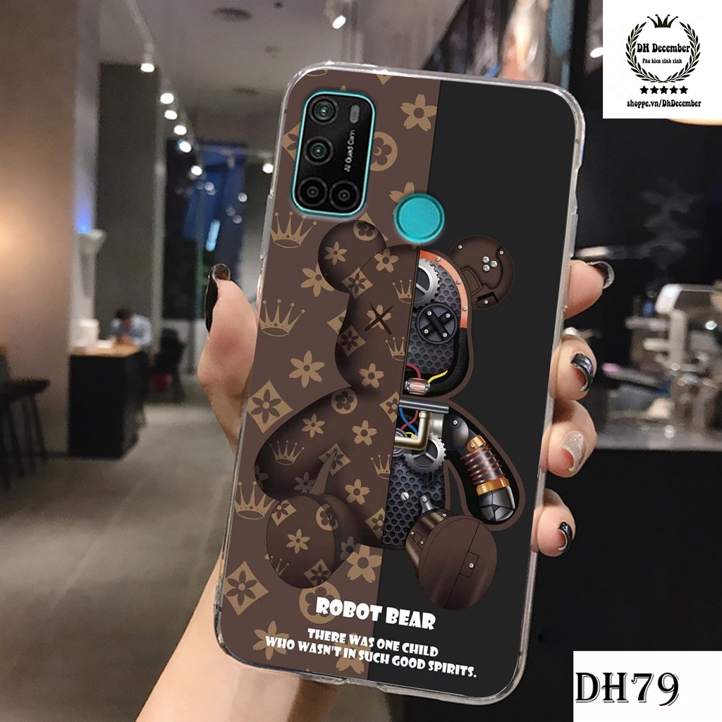 Ốp lưng Vsmart JOY 4 in hình 3D lucky, gấu Beer xinh xắn - KHÔNG NÊN BỎ LỠ