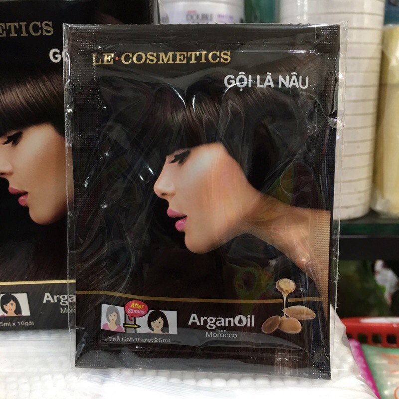 1 gói Gội là Nâu Le Cosmetics 25ml