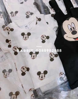 Set áo kèm yếm Mickey HM