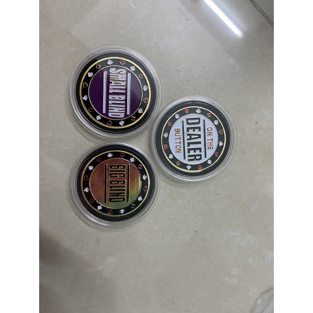 Dealer Button - Nút Dealer - Poker Dealer Button