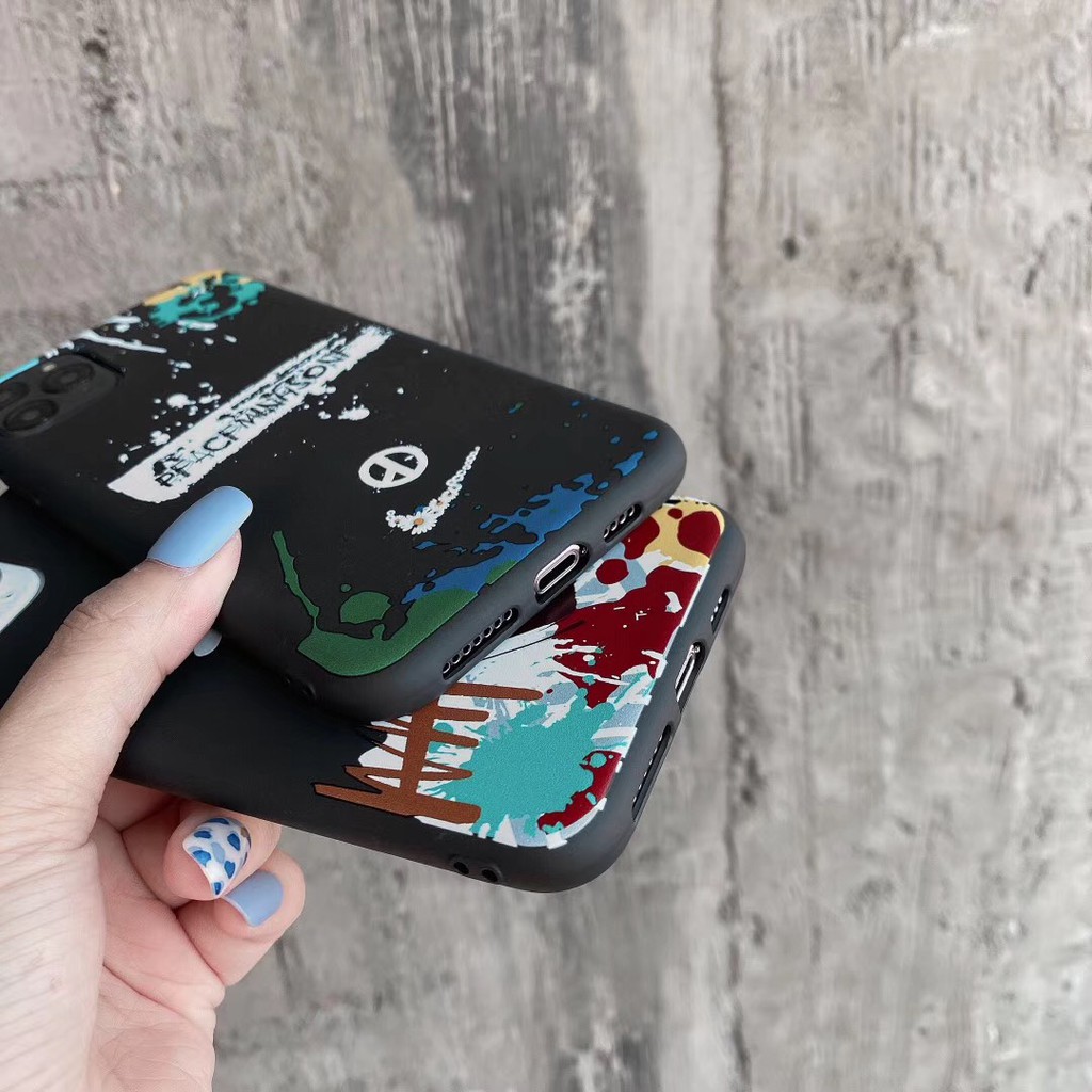 Ốp điện thoại mềm họa tiết hoa cúc/ phối màu kẹo cho IPhone11 11Pro Max 12 12Mini 7Plus 8 8+ | BigBuy360 - bigbuy360.vn