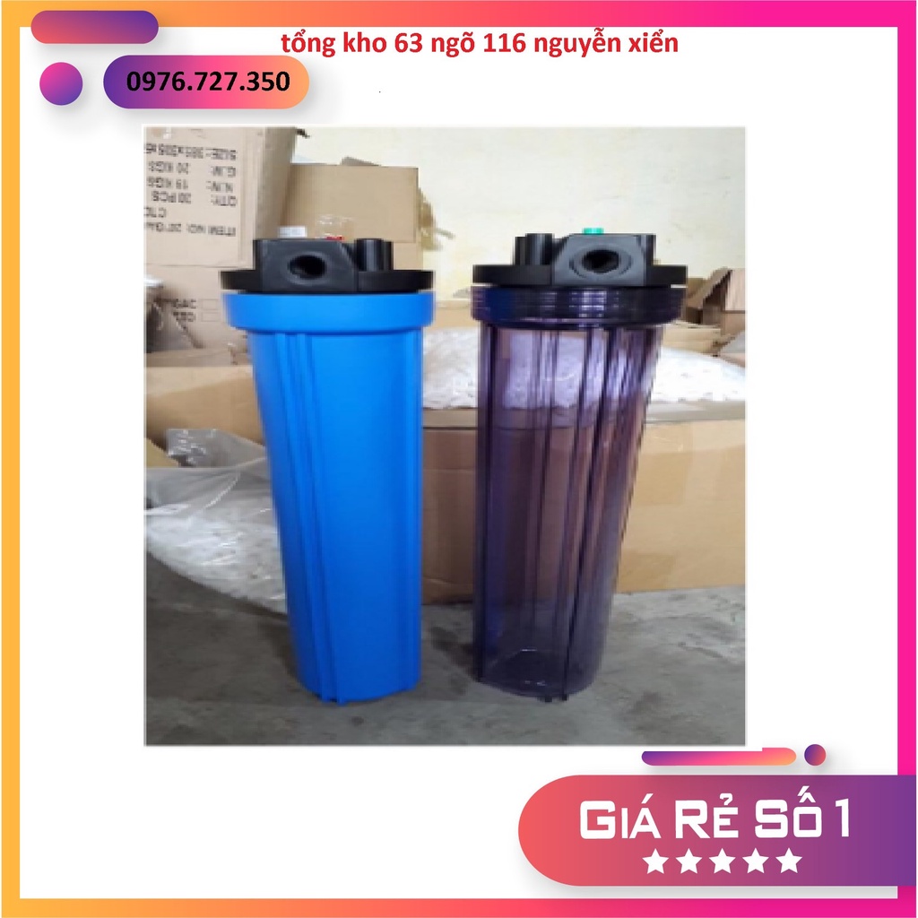 CỐC LỌC NƯỚC ♥♥ CỐC LỌC THÔ 20 INCH ♥♥ CỐC LỌC CHẶN ĐẦU NGUỒN