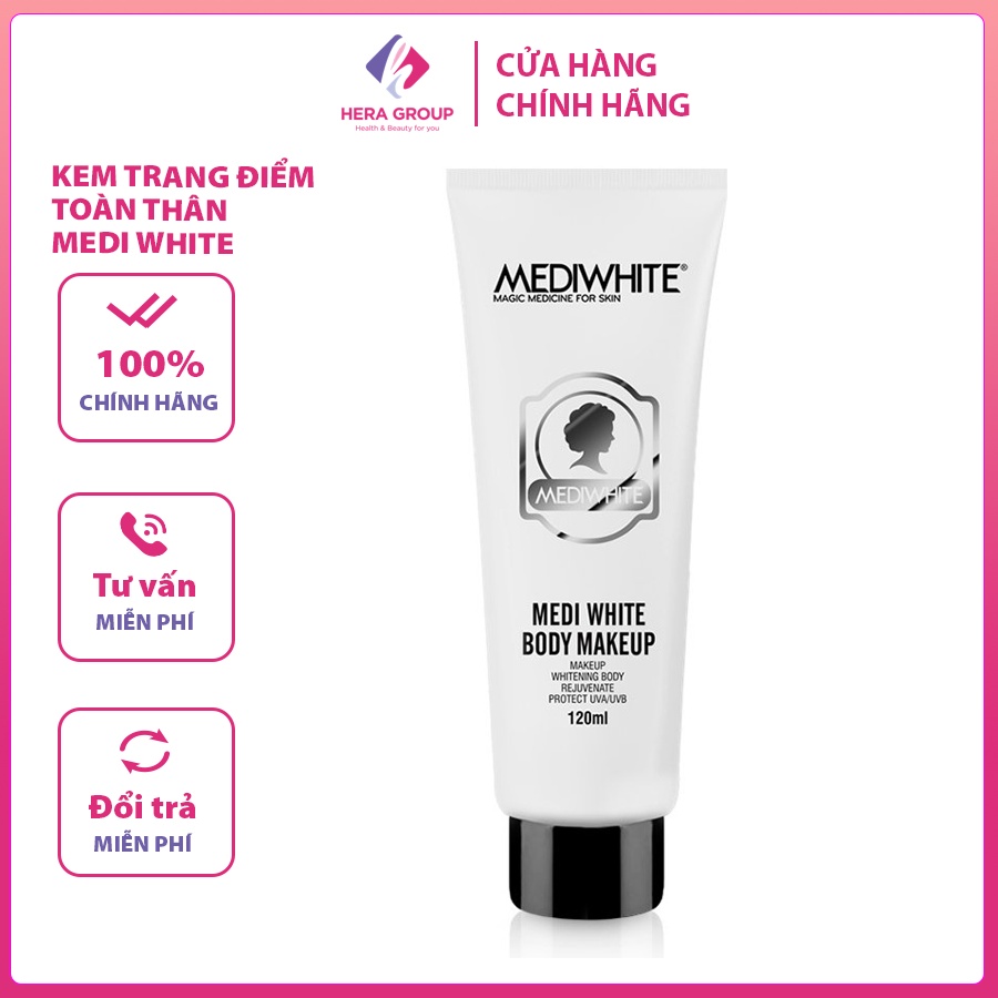 Kem Trang Điểm Toàn Thân Body Medi White Chính Hãng - Medi Body Makeup - Kem Trang Điểm Trắng Da Toàn Thân Medi White