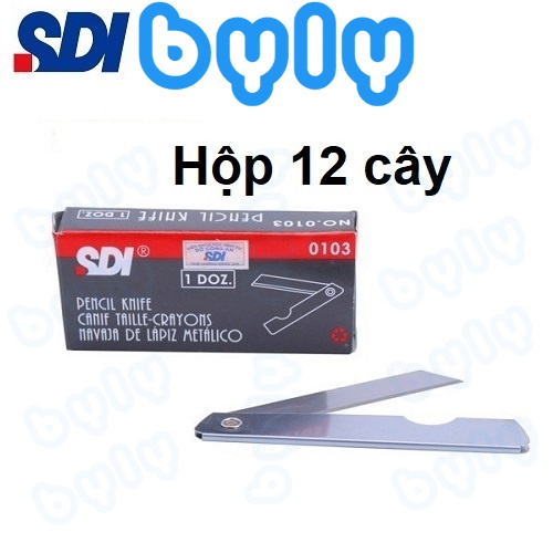 Dao rọc giấy gấp gọn SDI 0103, thuận tiện làm móc khóa, sản phẩm chất lượng cao và đươc kiểm tra kỹ trước khi giao hàng