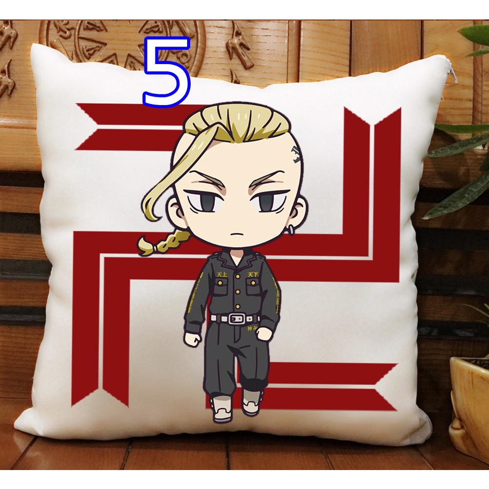 Gối Ryuguji Ken TokyoRevengerss Kịch Trường Của Takemichi gối hình vuông 0399